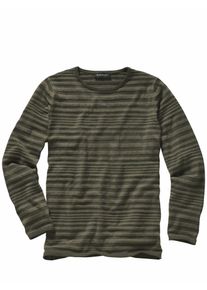Mey & Edlich Mey & Edlich Herren Illusionen-Pullover Gr&uuml;n 40 % Baumwolle, 30 % Leinen, 30 % Viskose