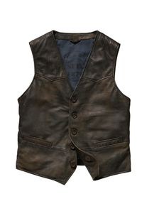Mey & Edlich Mey & Edlich Herren Keine-Klischees-Weste Braun Obermaterial: Lammnappa