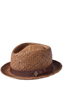 Diefenthal Herren Pork Pie Raffia Braun 100 % Stroh