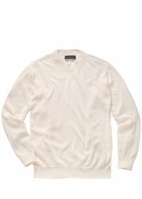 Mey & Edlich Mey & Edlich Herren Prima-Pima-Pullover Wei&szlig; 100 % Baumwolle