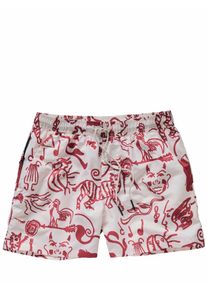 OAS Herren Badeshorts Arcano Rot 100 % Polyester