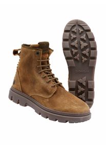 Satorisan S.L Herren Premium-Zip-Boot Unalome Braun Rindleder