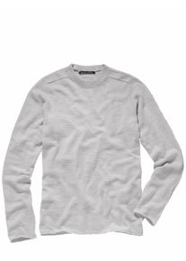 Hannes Roether Herren Pullover bo10nito Grau 100 % Schurwolle