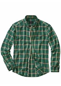 Mey & Edlich Mey & Edlich Herren Transformiertes Flanellhemd Gr&uuml;n 70 % Baumwolle, 25 % Polyester, 5 % andere Fasern