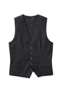 Mey & Edlich Mey & Edlich Herren Power Move-Anzugweste Schwarz 53 % Polyester, 43 % Schurwolle, 4 % Elasthan