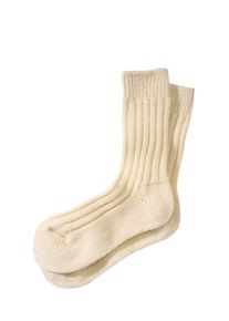Dorma Vita Herren Alpaka-Socke Wei&szlig; 40 % Wolle (Alpaka), 30 % Wolle, 30 % Polyamid