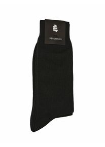 Mey & Edlich Mey & Edlich Herren Treue Socke Twinpack Schwarz Italienisches Garn