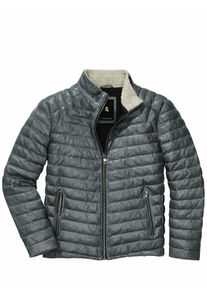 Mey & Edlich Mey & Edlich Herren Hartgesottene Lederjacke Grau Lammnappa