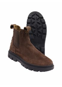 Satorisan S.L Herren Premium-Chelsea Unalome Braun Obermaterial: Rindleder