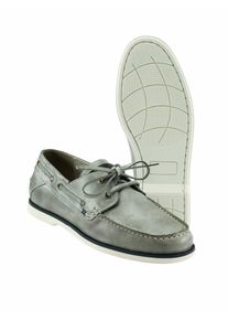 Mey & Edlich Mey & Edlich Herren Bootsschuh Grau Obermaterial: Rindleder