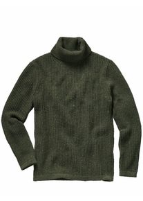 Mey & Edlich Mey & Edlich Herren Insel-Rolli Gr&uuml;n 80 % Wolle, 20 % Polyamid (recycelt)