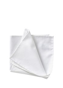 Mey & Edlich Mey & Edlich Herren Oxford-Einstecktuch Wei&szlig; 100 % Baumwolle