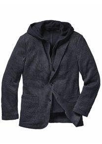 Mey & Edlich Mey & Edlich Herren 2-in-1-Sakko Blau Oberstoff und Kapuze: 95 % Baumwolle, 5 % Elasthan
