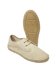 Espadrij Herren Mesh-Sneaker Beige Mesh: 70 % Baumwolle, 30 % Polyester