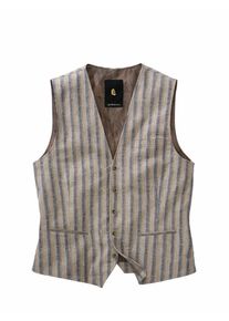 Mey & Edlich Mey & Edlich Herren Pyren&auml;en-Weste Beige 68 % Leinen, 32 % Baumwolle