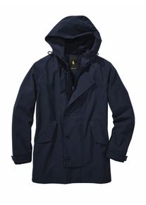 Mey & Edlich Mey & Edlich Herren Doppelschlag-Regenjacke Blau 86 % Polyester, 14 % Baumwolle