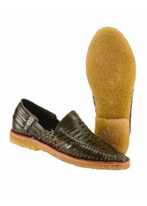 CANO Herren Huarache Javier Gr&uuml;n Obermaterial und Decksohle: Rindleder