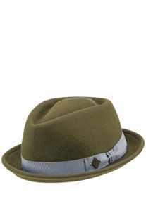 Diefenthal Herren Pork Pie Gr&uuml;n 100 % Wollfilz