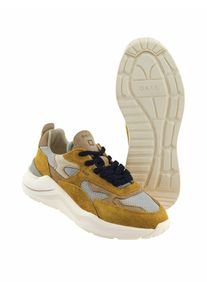 D.A.T.E. Herren Sneaker Fuga Braun 51 % Polyester, 44 % Rindleder, 5 % Ziegenleder