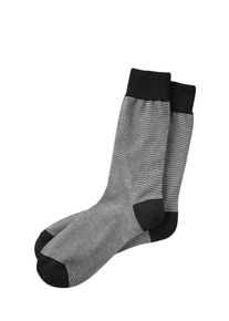 Mey & Edlich Mey & Edlich Herren Kaffeemuster-Socke Schwarz 80 % Baumwolle, 20 % Polyamid