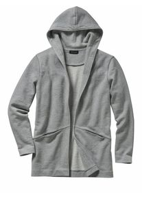 Mey & Edlich Mey & Edlich Herren Offener Sweat-Hoodie Grau 100 % Baumwolle