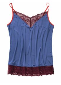 Mey Herren Camisole Poetry Lila 93 % Viskose, 7 % Elasthan