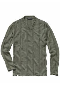 Mey & Edlich Mey & Edlich Herren Estate-Pullover Gr&uuml;n 58 % Leinen, 42 % Baumwolle