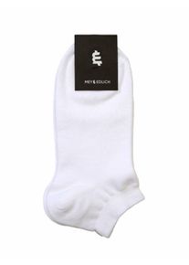 Mey & Edlich Mey & Edlich Herren Immer-da-F&uuml;&szlig;ling Twinpack Wei&szlig; 80 % Baumwolle, 18 % Polyamid, 2 % Elasthan
