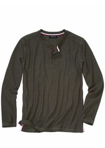 Mey & Edlich Mey & Edlich Herren Tannennadel-Henley Gr&uuml;n 100 % Baumwolle (bio)