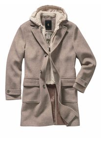 Mey & Edlich Mey & Edlich Herren Cocooning-Mantel Beige 50 % Wolle, 50 % Polyester (recycelt)
