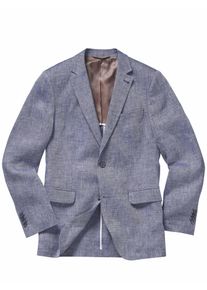 Mey & Edlich Mey & Edlich Herren Lebendiges Leinen-Sakko Blau 100 % Leinen
