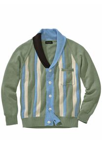 Mey & Edlich Mey & Edlich Herren Teatime-Cardigan Gr&uuml;n 100 % Baumwolle
