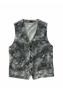 Mey & Edlich Mey & Edlich Herren Freiluft-Weste Blau 87 % Baumwolle, 13 % Polyester