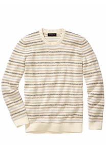 Mey & Edlich Mey & Edlich Herren Sommerstarter-Pullover Wei&szlig; 95 % Baumwolle, 5 % Polyester