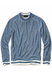 Mey & Edlich Mey & Edlich Herren Immer-besonders-Pullover Blau 77 % Baumwolle, 12 % Leinen, 11 % Polyester