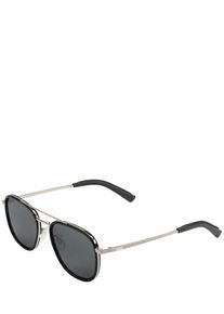 Mey & Edlich Mey & Edlich Herren Flieger-Sonnenbrille Schwarz Metallrahmen, kratzfestes Glas