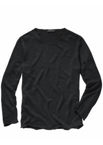 Mey & Edlich Mey & Edlich Herren Imola-Pullover Schwarz 57 % Leinen, 43 % Baumwolle (Rohstoff aus kontrolliert biologischem Anbau)