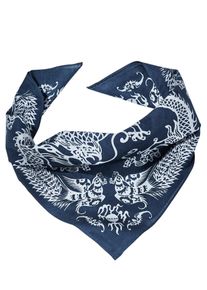 Indigo People Herren Indigo Bandana Blau Ma&szlig;e: ca
