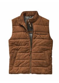 Mey & Edlich Mey & Edlich Herren Fusion Lederweste Braun Obermaterial: Ziegenveloursleder