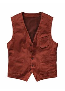 Mey & Edlich Mey & Edlich Herren Sportsgeist-Weste Braun 53 % Baumwolle, 30 % Polyester, 14 % Viskose, 3 % Elasthan