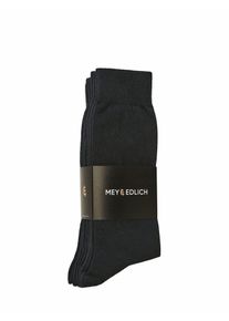 Mey & Edlich Mey & Edlich Herren Treue Socke Sixpack Schwarz Flach gestrickt