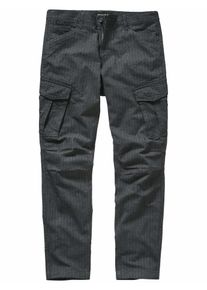 Mey & Edlich Mey & Edlich Herren Kreidestreifen-Cargo Grau 98 % Baumwolle, 2 % Elasthan
