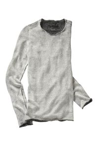 Hannes Roether Herren Edelmetallpullover so10ber Grau 50 % Leinen, 45 % Baumwolle, 5 % Kaschmir
