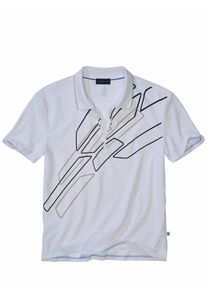 Mey & Edlich Mey & Edlich Herren Neues-Spiel-Poloshirt Wei&szlig; 52 % Baumwolle, 42 % Polyester, 6 % Elasthan