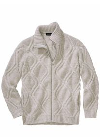 Mey & Edlich Mey & Edlich Herren Hochspannung-Cardigan Grau 56 % Wolle, 29 % Polyamid, 15 % Alpaka