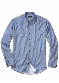 Mey & Edlich Mey & Edlich Herren Feinstreifenhemd Blau 100 % Baumwolle