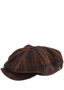 Diefenthal Herren Newsboy Harris Tweed Braun 100 % Schurwolle