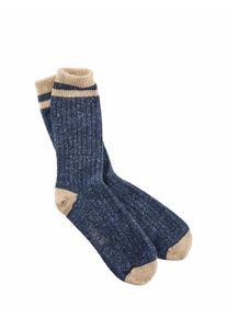Corgi Herren Donegal-Socke Blau 70 % Merinowolle, 10 % Kaschmir, 10 % Seide, 10 % Baumwolle