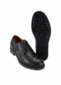 Mey & Edlich Mey & Edlich Herren Kerniger Budapester Schwarz Obermaterial, Futter und Decksohle: 100 % Kalbleder (genarbt)