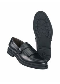 Mey & Edlich Mey & Edlich Herren Flei&szlig;iger College Loafer Schwarz Obermaterial: Kalbleder